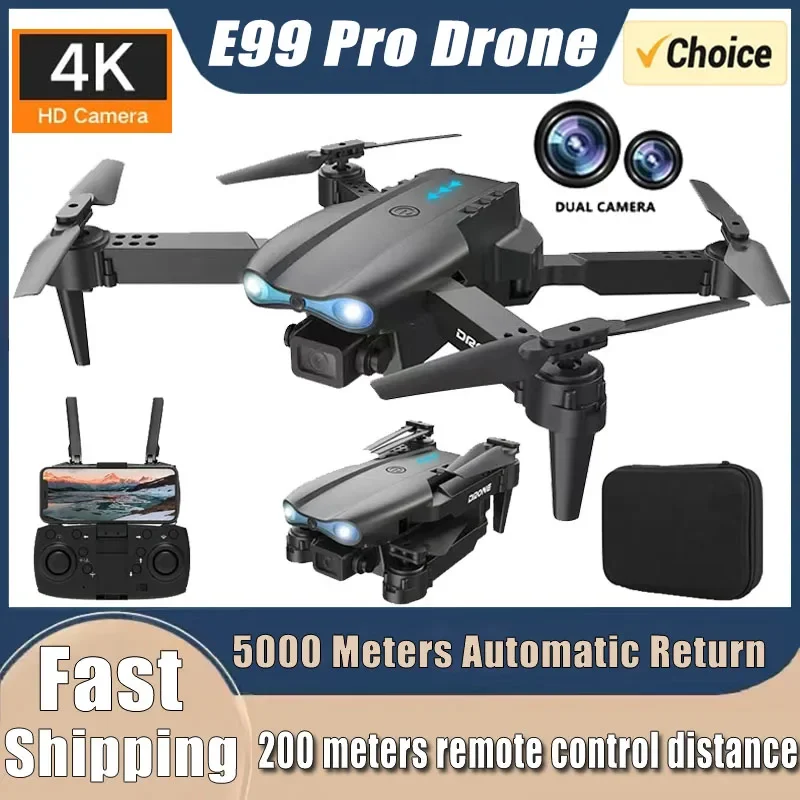 kf-S1ada3054652648158031c7fdb4798921z New E99Pro RC Drone 4K Professinal With Wide Angle Dual HD Camera Foldable RC Helicopter 5G WIFI FPV Height Hold Apron Sell - Image 1