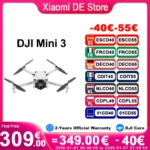 Global Version DJI Mini 3 Lightweight Camera Drone with 4K HDR Video 38 min Flight Time Real Vertical Shooting