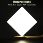 MARPOU Square Led ceiling lamp bedroom lighting Neutral white cold white warm white 48W 36W 24W 18W led ceiling light room - Image 2